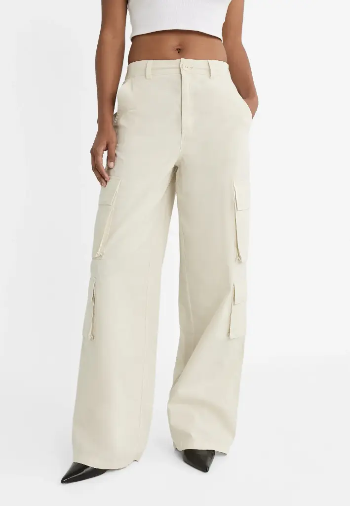Pantalon Cargo Popelin