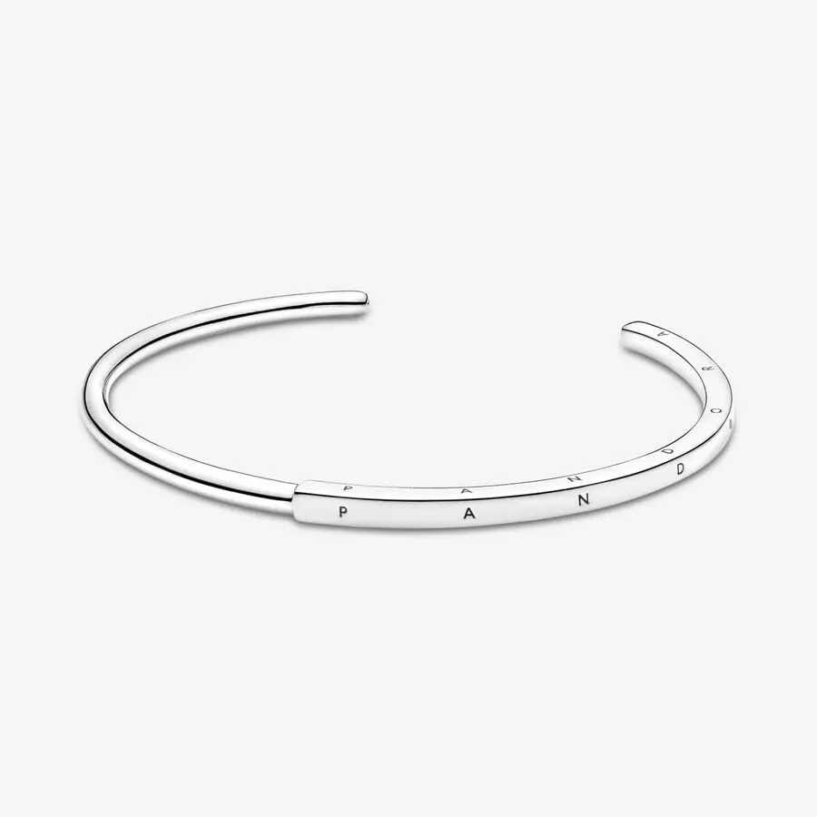 Pulsera Rígida Pandora Signature I-D Abierta