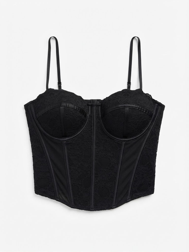 Lace Corset Bustier Top