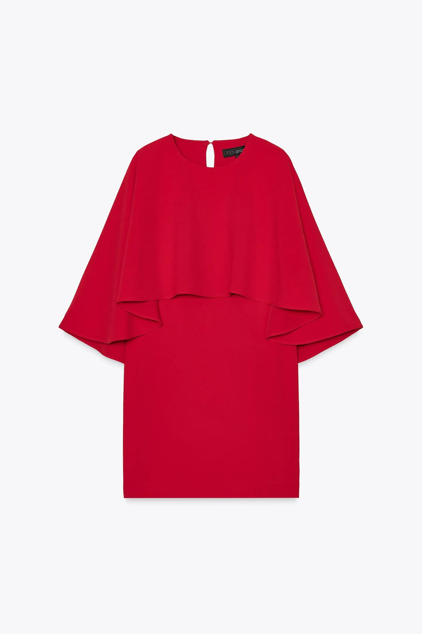 Vestido Corto con Capa ZW Collection (XS)