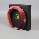 Diadema Acolchada con Corona D&G