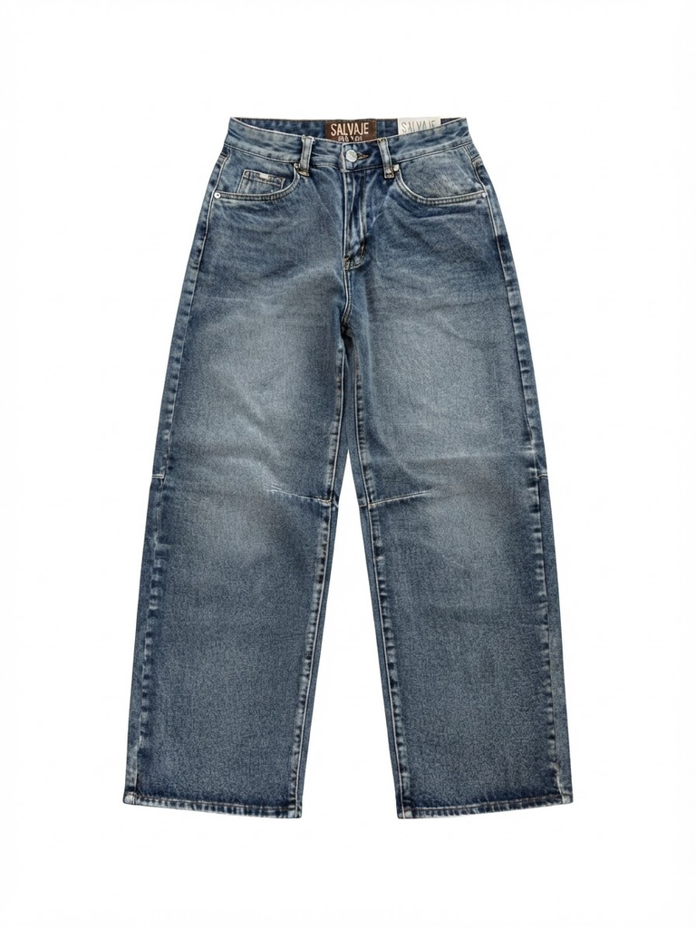 Salvaje Barrel-Fit Denim Jeans (44)