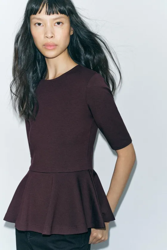 Playera Peplum