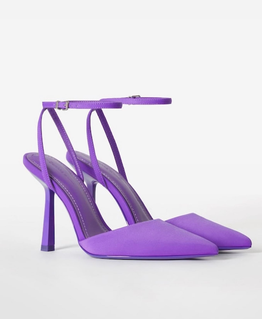 Zapato tacón destalonado