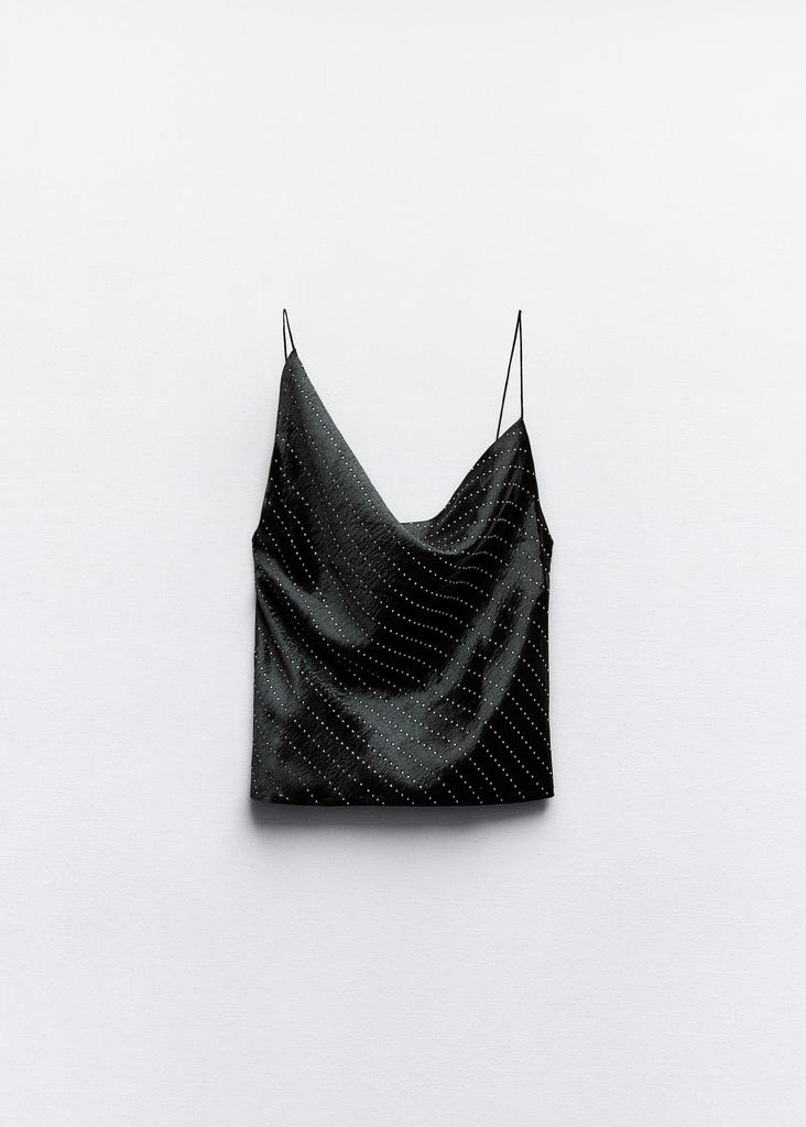 Top Satinado Joyas